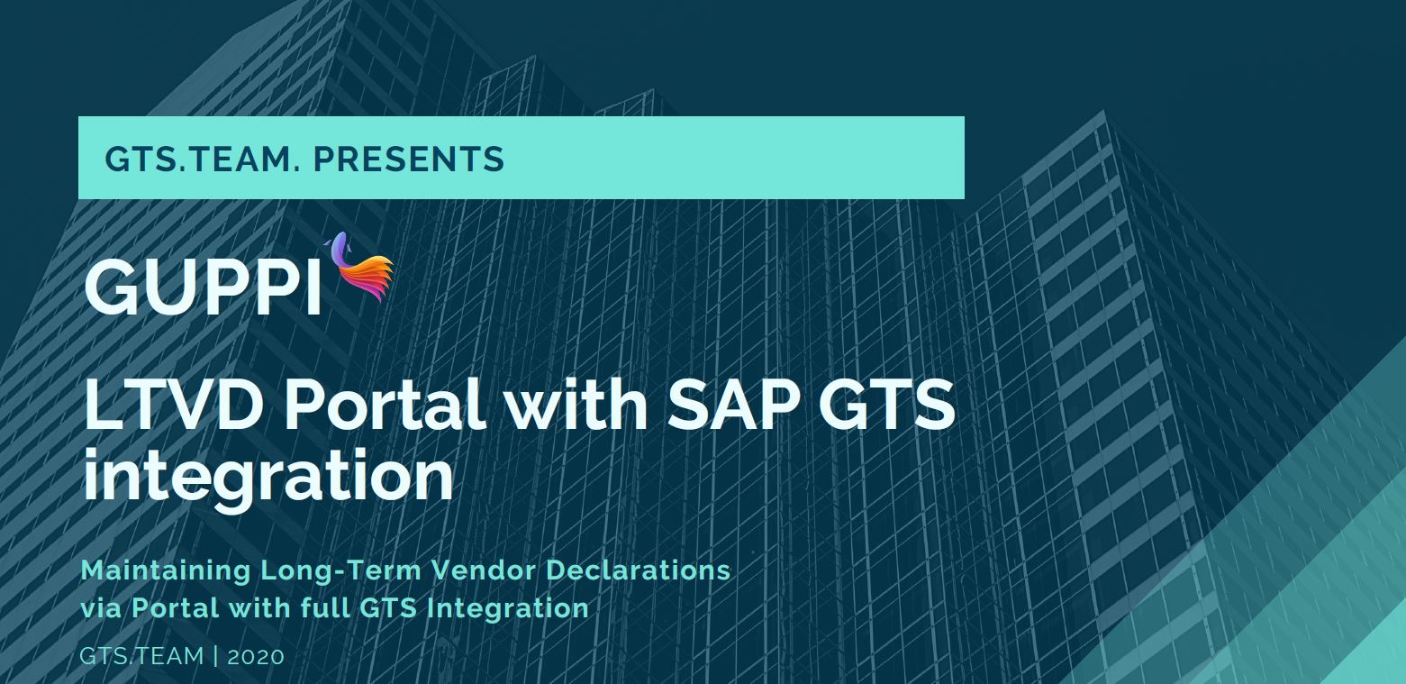 Bild über SAP GTS LTVD Presentation